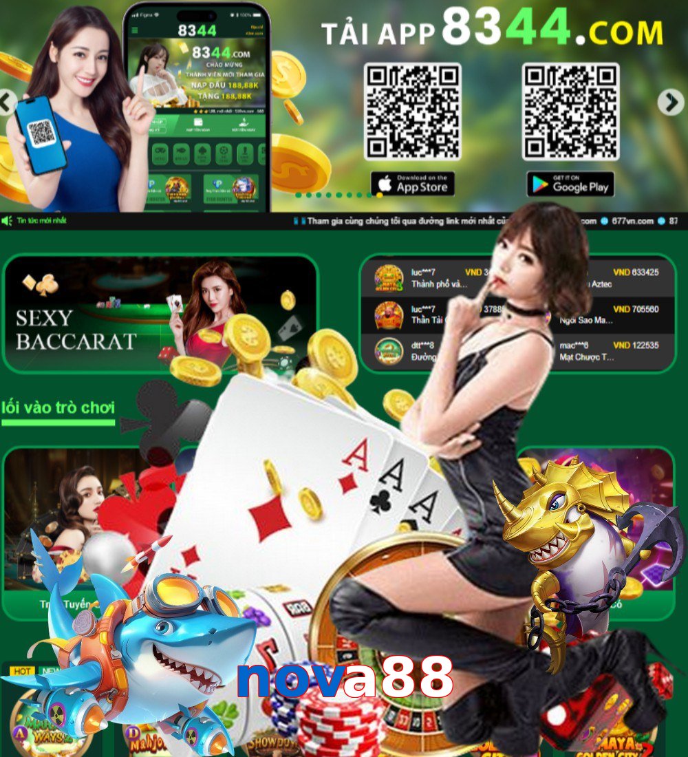 Casino Trực Tuyến Trò Chơi Được Yêu Thích Tại nova88